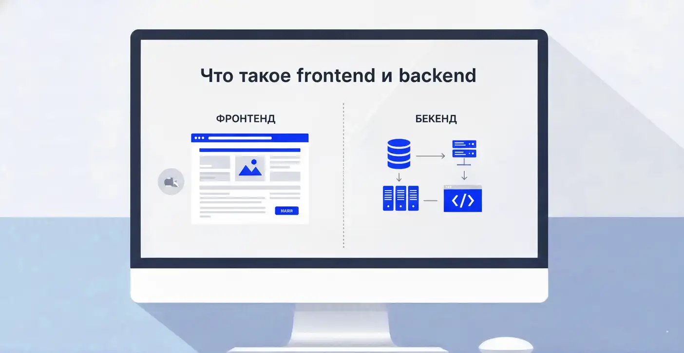 Что такое frontend и backend