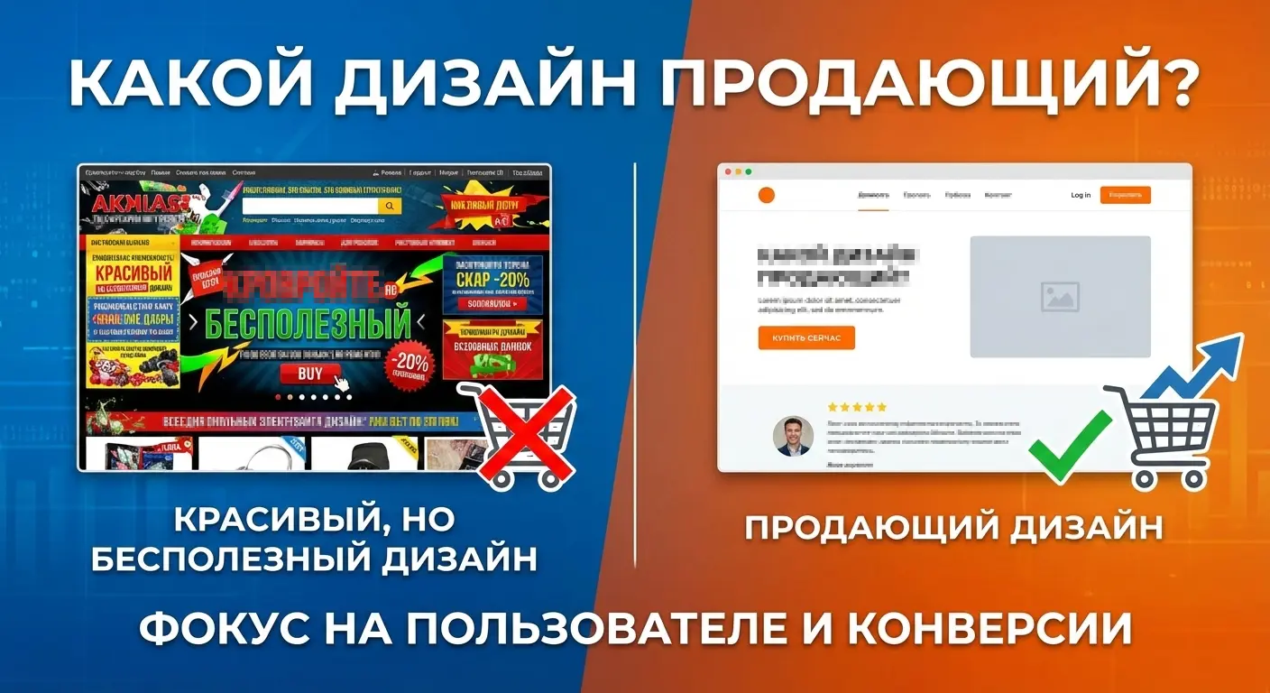 Какой дизайн продающий